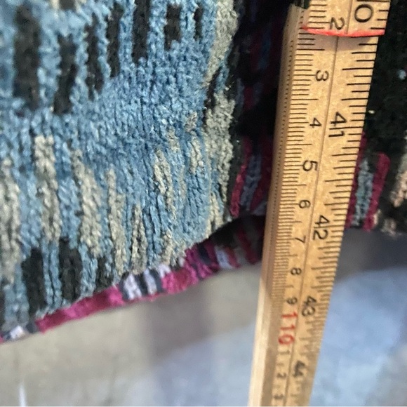 Oscar De La Renta Aztec Loungewear Bathrobe Vintage Heavy Terry Cloth OS - Picture 8 of 8